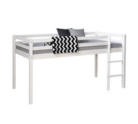 Homestyle4u Lits mi-Hauteur - Couleur Blanc