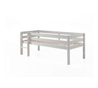 Vipack Lit mi-hauteur Pino Blanc – Sommier inclus – 90x200 cm – 1 place