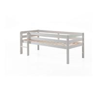 Vipack Lit mi-hauteur Pino Blanc – Sommier inclus – 90x200 cm – 1 place