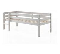 Vipack Lit mi-hauteur Pino Blanc – Sommier inclus – 90x200 cm – 1 place