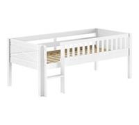 Lit mi-hauteur Scott blanc Marron G