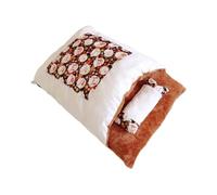 Lit mignon pour chat, sac de couchage chaud pour chat, grotte de sommeil profond, lit d'hiver amovible pour animaux de compagnie, lit pour chats et chiens, nid avec oreiller Cama Para Gato (couleur :