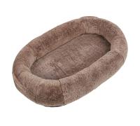 Lit moelleux pour chien humain extra large, confortable, lavable en machine, pour la maison (100 x 70 x 30 cm)