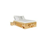 Habitdesign Modèle Kendra Table Basse relevable avec Finition chêne Canadien 100 x 50 x 43-54 cm (l x P x H).