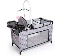Lit multifonction pour poupee 33-46cm, Etoiles - Ensemble de Jeu poupon, Nurserie, Accessoires Baby - Set Jouet Fille et Carte