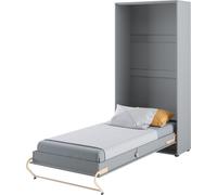 Lit mural lit armoire CONCEPT PRO CP-03 Vertical 90x200 GRIS MATT Lit mural pliant, lit armoire pliant, armoire avec lit pliant intégré, lit fonctionnel