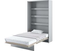 Lit mural Lit escamotable BED CONCEPT BC-02 Vertical 120x200 GRIS MATT Lit mural escamotable, lit escamotable armoire avec lit pliant intégré, sommier à lattes inclus