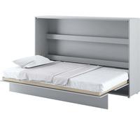 Lit mural Lit escamotable BED CONCEPT BC-05 Horizontal 120x200 GRIS MATT Lit mural escamotable Armoire avec lit pliant intégré incl. sommier à lattes