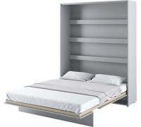 Lit mural Lit escamotable BED CONCEPT BC-12 vertical 160x200 GRIS MATT Lit mural escamotable, lit escamotable armoire, armoire avec lit escamotable intégré, sommier à lattes inclus