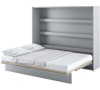 Lit mural Lit escamotable BED CONCEPT BC-14 Horizontal 160x200 GRIS MATT Lit mural escamotable Armoire avec lit pliant intégré incl. sommier à lattes