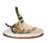 Lit mural pour chats - KERBL - Dolomit - 50 x 35 cm - Coussin en peluche - Fixation murale