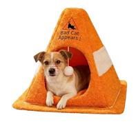 Lit naturel pour chat - Nid pour animal domestique avec rembourrage intérieur amovible | Tente chaude pour chats de petite et moyenne taille Chatons, cour, grange, porche, balcon, jardin