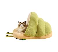 Lit nichoir pour chat, lit confortable pour chien de camp à escargot - Nid de couchage d'hiver pour animaux de compagnie, lit créatif, niche douce et mignonne pour poupées intérieures et chatons