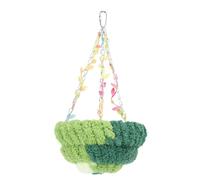 Lit Nid D'oiseau en Peluche Confortable pour Perroquets, Balançoire Suspendue à Confort amélioré pour Oiseaux D'intérieur, 1 unité (Petit (18,9x11,81x0,39 Pouces))