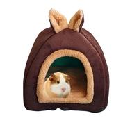 Lit nid pour petits animaux, grotte pour hérisson, habitat amovible pour lapin, abri chaud d'hiver antidérapant, choix de maison doux, convient pour hamsters, furets, écureuils, hérissons