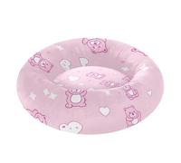 Lit orthopédique en forme de beignet pour animal domestique - Petit ours - Pour animaux de compagnie de très petite taille