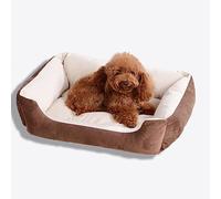 Lit orthopédique pour chien de grande et moyenne taille, design rectangulaire confortable avec côtés de protection, tissu respirant, taille XXL (109,5 x 89,7 x 19,3 cm)