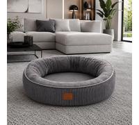 Lit orthopédique pour chien de qualité supérieure, moelleux et doux, amovible/lavable, bord extra épais de 22 cm de haut, flanelle douce, matelas intérieur amovible, bord extra épais (100 x 70 x 22 cm