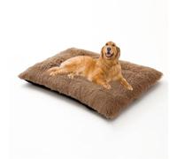 Lit orthopédique pour grands chiens, coussin amovible lavable pour chien, matelas anti-anxiété pour animal de compagnie - Canapé chaud avec fond antidérapant (70 x 50 x 8 cm, kaki)