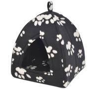 Lit Panier Couchage Grotte pour Chats Animaux de Compagnie Taille L Beige vidaXL