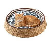 Lit panier pour chat avec son coussin Confortable Toute L'Année Avec Un