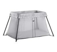 Lit parapluie BabyBjörn Light Argent + Drap housse blanc Argent G