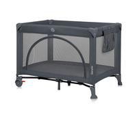 Lionelo Lit de voyage Laura 2-en-1 – Parc bébé 0-36 mois, matelas T25, entrée latérale, Beige Sand