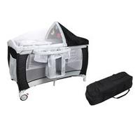 Lit Parapluie Bébé Pliant GIANTEX 4 en 1 Berceau/Table à Langer et Parc de Jeux Fonction Basculement avec Matelas,Arc de Jeux et Sac G