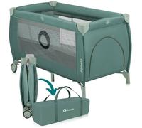 LIONELO Stefi lit Bebe jusqu'à 15 kg, entrée latérale, Dispositif de Protection Contre Le Pliage accidentel LockGuard, système de Pliage Rapide, Sac de Transport