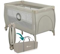 LIONELO Stefi lit Bebe jusqu'à 15 kg, entrée latérale, Dispositif de Protection Contre Le Pliage accidentel LockGuard, système de Pliage Rapide, Sac de Transport