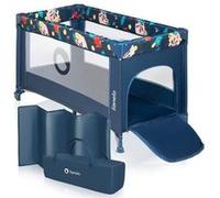 Lit parapluie - LIONELO - Stefi - 2-en-1 - Bleu multicolore Bleu