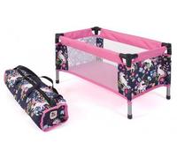 Lit Parapluie Poupee / Poupon 30 A 50 Cm - Licornes, 54x31x32cm - Voyage, Transportable - Set Jouet Accessoire Fille + Carte