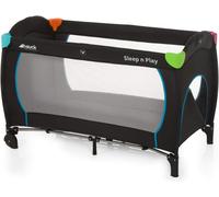 Lit Parapluie Sleep N Play Go Plus 120 X 60 Cm - Pour Nouveau-Né Jusqu'à 15 Kg - Avec Roulettes Et Accès Latéral, Sac De Transport - Multicolor Black