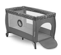 Lionelo Lit bébé Stefi jusqu'à 15 kg entrée latérale LockGuard pliage rapide sac transport Grey