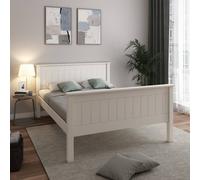 Lit Pin Massif Arthur Blanc 140X190