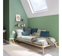 Lit Plateforme En Hêtre Naturel Yumi Bois Naturel 90X200