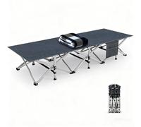 Lit Pliable 1 Personne Adulte, Charge Maximale de 250 Kg, Lits Pliants pour Gagner de la Place, Extra Large avec Couverture Épaisse, pour Camping/Bureau en Plein Air, Sieste à la Maison