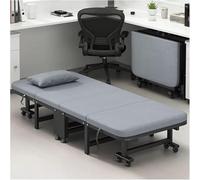 Lit Pliant avec Matelas, Lit D’invité Pliable Portable pour Adultes, Lit Pliant avec Matelas en éponge Haute Densité, Lit D’invité Pliant Peu Encombrant pour Le Bureau, 190x70cm