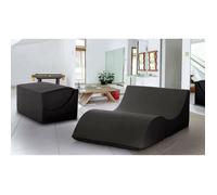 Lit pliant - DMORA - Annabella - 100x200 cm - Simili cuir imperméable - 2 places