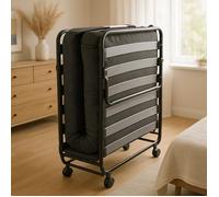 Lit pliant Grand Hôtel (90 cm) Matelas Mémoire de Forme non feu