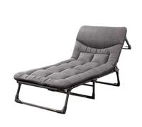 Lit pliant pour sieste et utilisation en extérieur, chaise longue compacte pour bureau ou voyage, facile à ranger et à transporter, idéal pour une seule personne se reposer ou se détendre