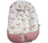 Lit portable pour bébé, design en filet respirant, lit de voyage pliable, BLANC