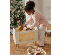 VERTBAUDETLit Poupon en Bois et cannage ADÈLEblancTU