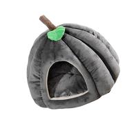 Lit pour animal de compagnie avec coussin amovible et poignée douce Motif citrouille