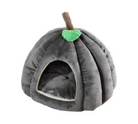 Lit pour animal de compagnie avec coussin amovible et poignée douce Motif citrouille