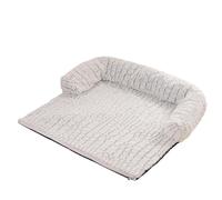 Lit pour Animal de Compagnie de Luxe Style canapé avec traversin - Coussin Moelleux et Confortable pour Chien et Chat, Housse Auto-chauffante et Amovible, antidérapant(XL)