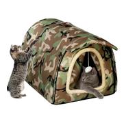 Lit pour animal de compagnie - Ensemble de jeu pour animal domestique, tente de jeu pour animaux, nid de couchage confortable, design apaisant, équipement de confort pour animaux de qualité supérieure