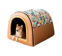 Lit pour Animal Domestique, Niche pour Chien en Peluche, Tapis de lit de chenil Doux et Chaud à Coussin hautement élastique, Nid de Chat Chaud pour Chiot, canapé pour Petits, Moyens et Grands Chiens,