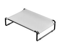 Lit pour animaux de compagnie Lit de Camp d'été for chien, grand accoudoir for animal de compagnie, chenil respirant et résistant à l'humidité, literie for chien Lit facile à Nettoyer(Gray,M-90*65*21c