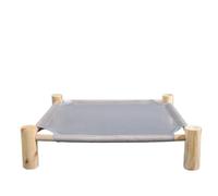 Lit pour animaux de Compagnie Lit de camp for animaux de compagnie été chat hamac nid quatre saisons amovible et lavable en bois massif lit de chat petit chien lit de camp Lit facile à Nettoyer(5)